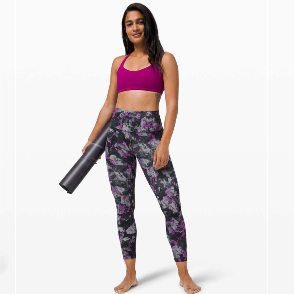 Lululemon Align 25” Floral Multi Shift size 4 pants new